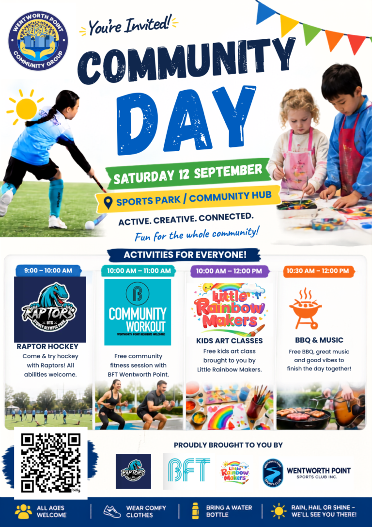 Community news image for Community Day – Wentworth Point